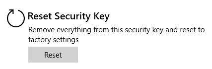 Reset The YubiKey